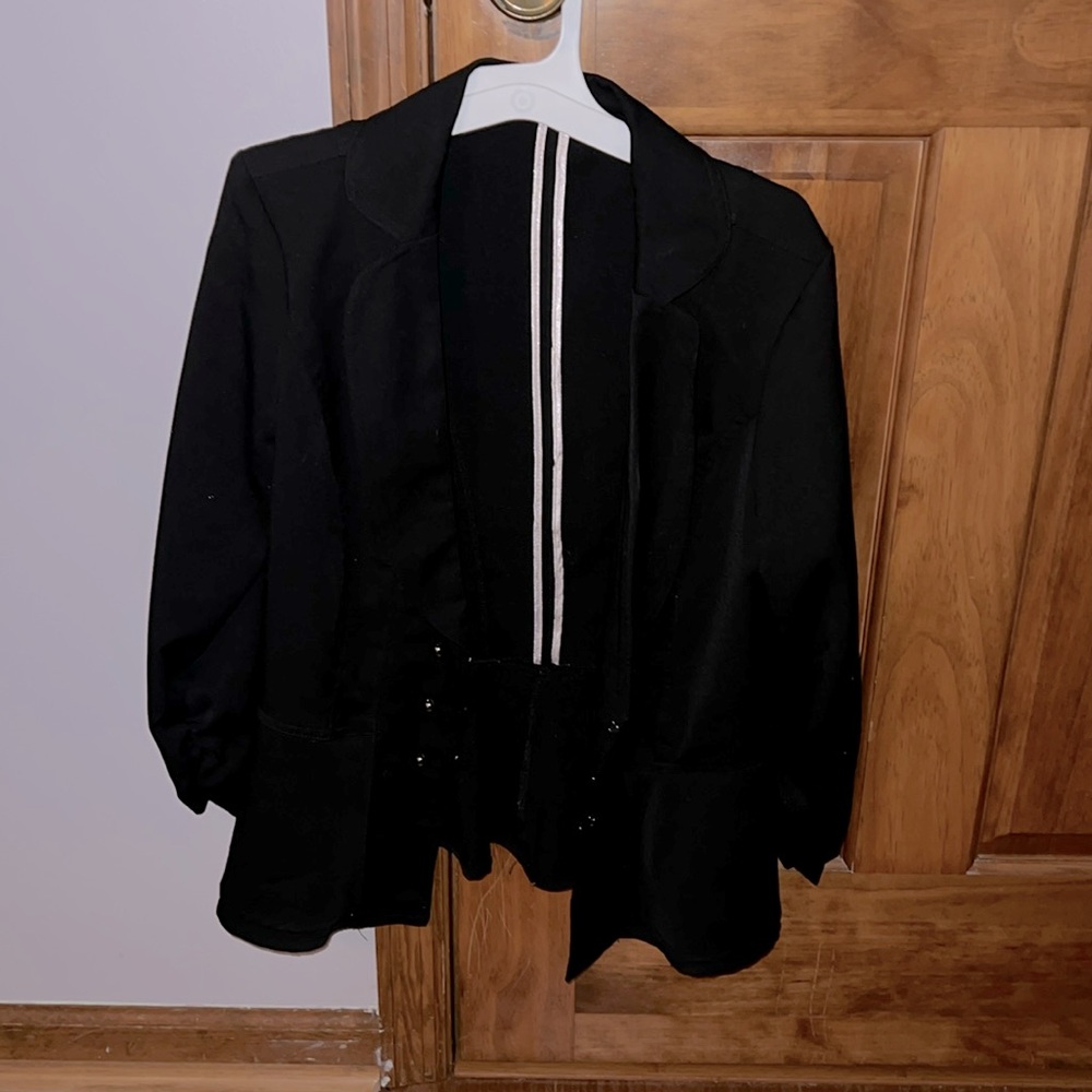 Maurice’s black peplum blazer